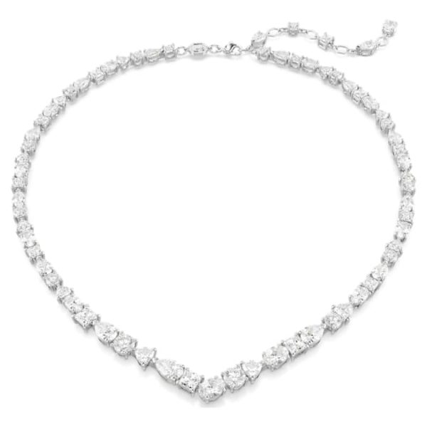 Mesmera set Mixed cuts, White, Rhodium plated - Image 6
