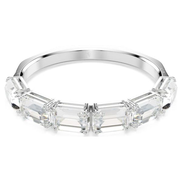 Millenia bangle Octagon cut, White, Rhodium plated - Image 6