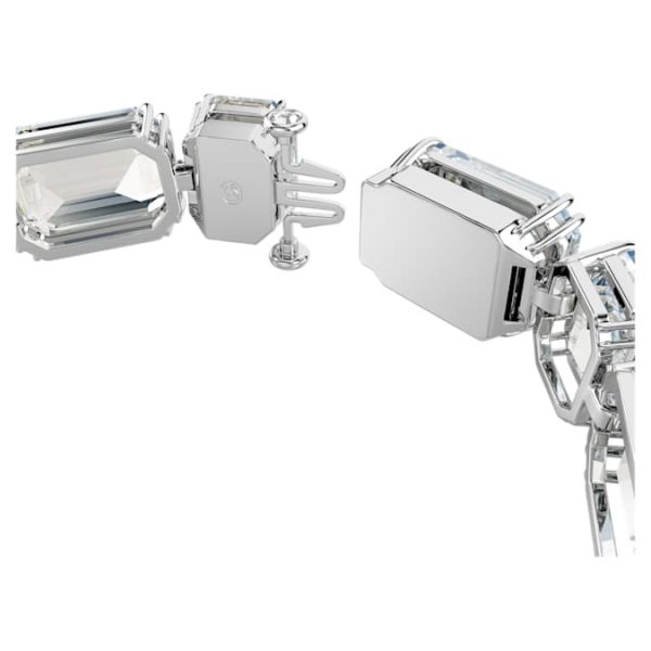 Millenia bracelet Octagon cut, White, Rhodium plated - Image 4