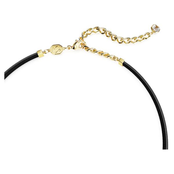 Millenia choker Octagon cut, Purple, Gold-tone plated - Image 4