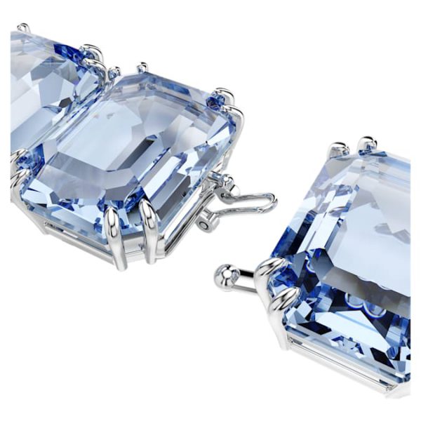 Millenia extender Octagon cut, Blue, Rhodium plated - Image 2