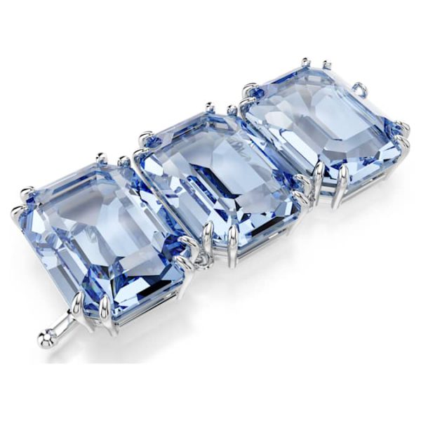Millenia extender Octagon cut, Blue, Rhodium plated - Image 3