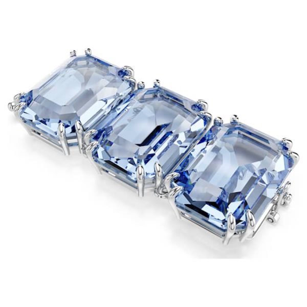 Millenia extender Octagon cut, Blue, Rhodium plated - Image 4