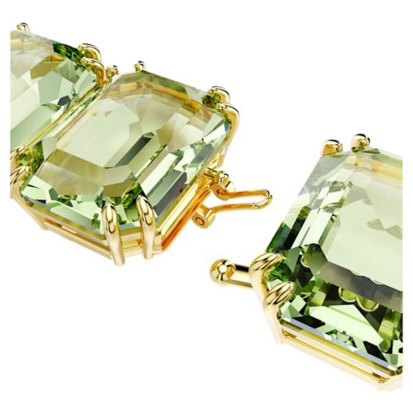 Millenia extender Octagon cut, Green, Gold-tone plated - Image 2