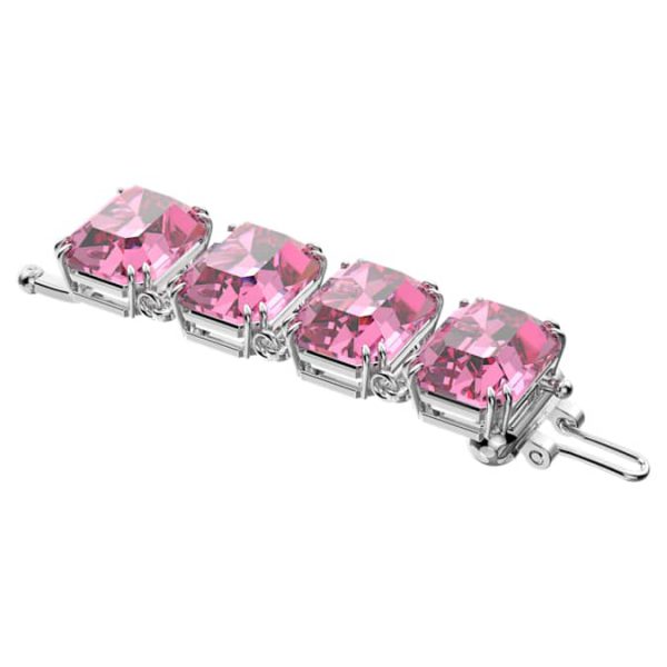 Millenia extender Octagon cut, Pink, Rhodium plated - Image 2