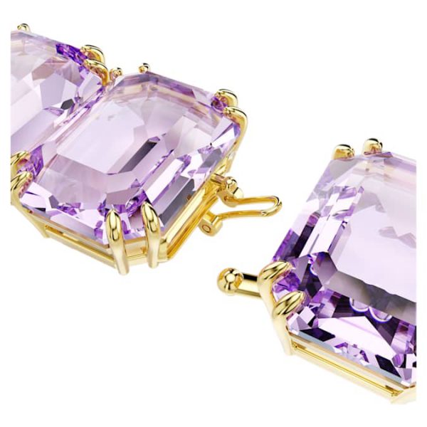 Millenia extender Octagon cut, Purple, Gold-tone plated - Image 2