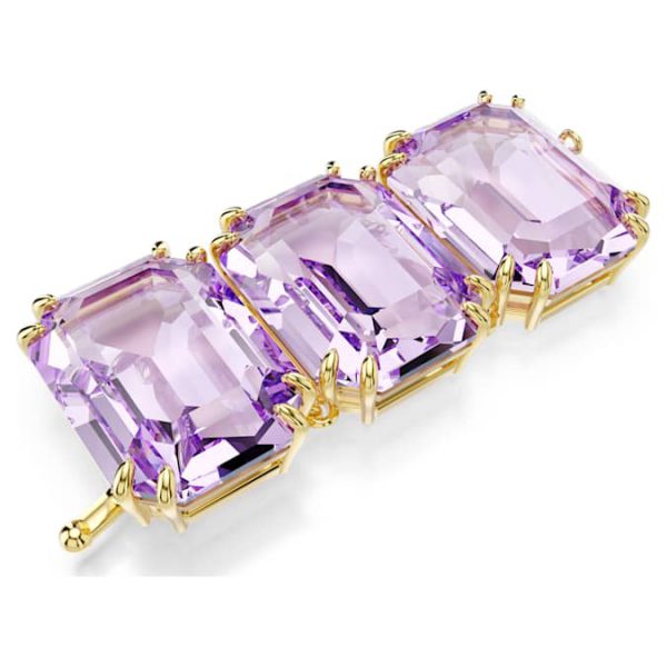 Millenia extender Octagon cut, Purple, Gold-tone plated - Image 3