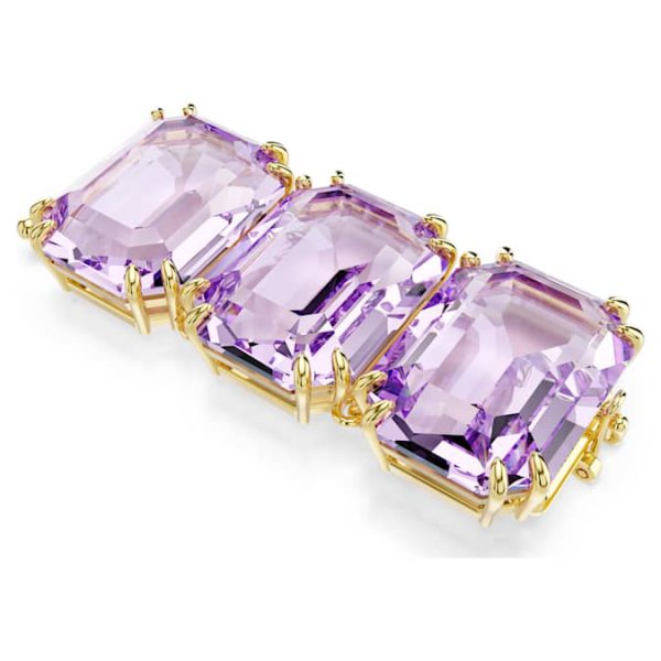 Millenia extender Octagon cut, Purple, Gold-tone plated - Image 4