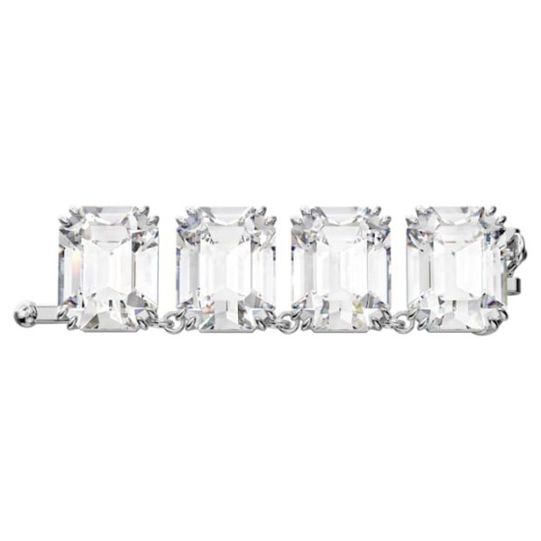Millenia extender Octagon cut, White, Rhodium plated