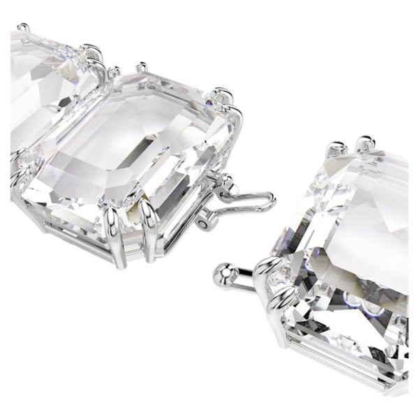 Millenia extender Octagon cut, White, Rhodium plated - Image 2
