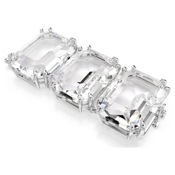 Millenia extender Octagon cut, White, Rhodium plated - Image 4