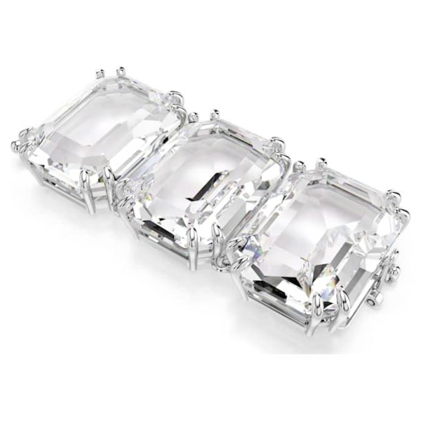 Millenia extender Octagon cut, White, Rhodium plated - Image 5