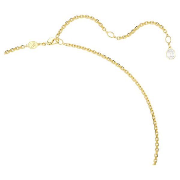 Millenia pendant Octagon cut, Caramel, Gold-tone plated - Image 5