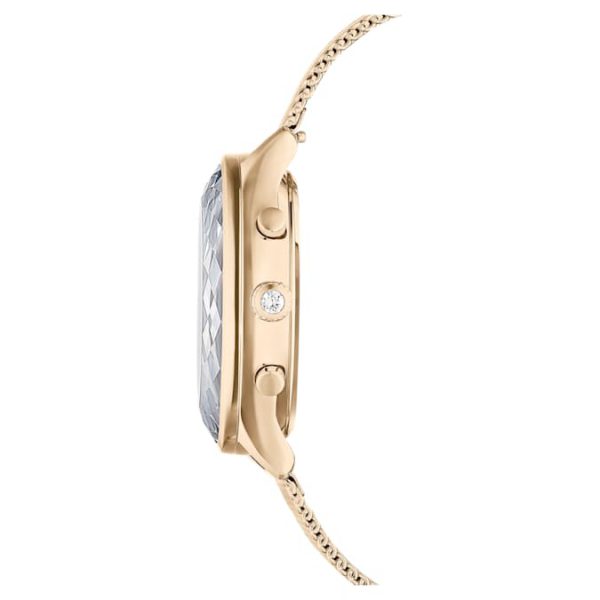 Nova chrono watch Swiss Made, Metal bracelet, Gold tone, Champagne gold-tone finish - Image 6