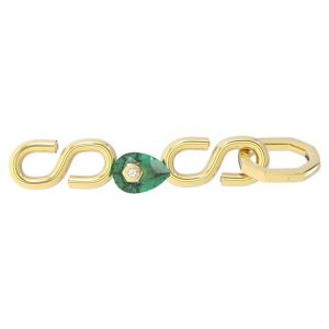 Numina extender Green, Gold-tone plated
