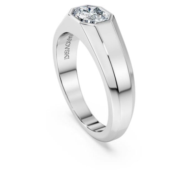 Octagon band ring Lab-grown diamonds 1.0 ct tw, Octagon shape, 14K white gold - Image 4