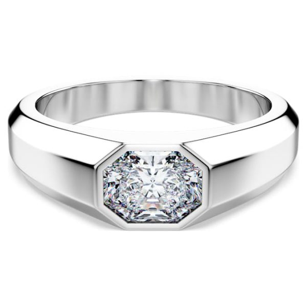 Octagon band ring Lab-grown diamonds 1.0 ct tw, Octagon shape, 14K white gold - Image 8