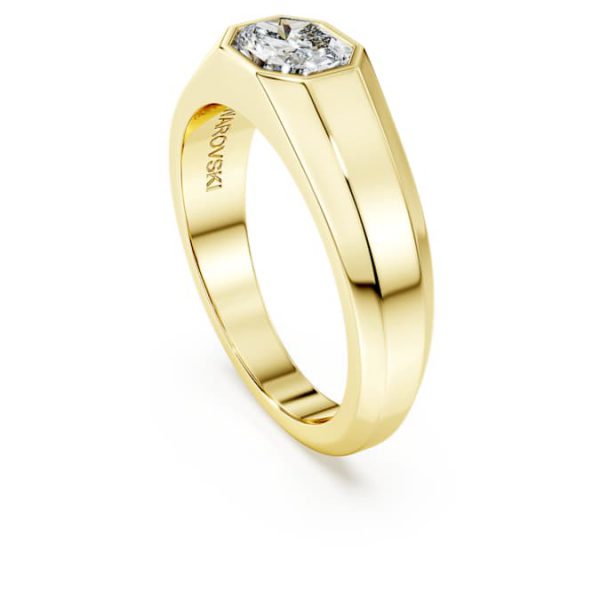 Octagon band ring Lab-grown diamonds 1.0 ct tw, Octagon shape, 14K yellow gold - Image 4