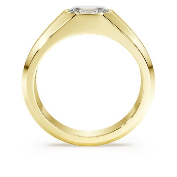 Octagon band ring Lab-grown diamonds 1.0 ct tw, Octagon shape, 14K yellow gold - Image 5