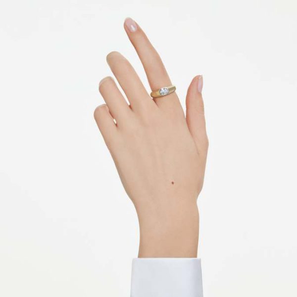 Octagon band ring Lab-grown diamonds 1.0 ct tw, Octagon shape, 14K yellow gold