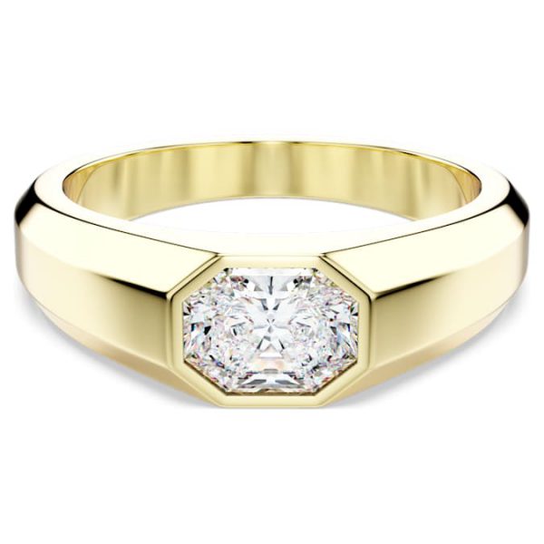 Octagon band ring Lab-grown diamonds 1.0 ct tw, Octagon shape, 14K yellow gold - Image 8