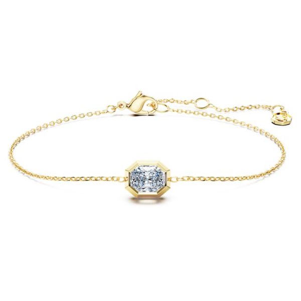 Octagon bracelet Lab-grown diamonds 0.5 ct tw, Octagon shape, 14K yellow gold - Image 2