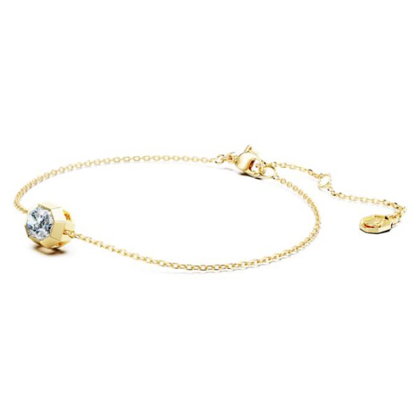Octagon bracelet Lab-grown diamonds 0.5 ct tw, Octagon shape, 14K yellow gold - Image 3
