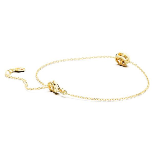 Octagon bracelet Lab-grown diamonds 0.5 ct tw, Octagon shape, 14K yellow gold - Image 5