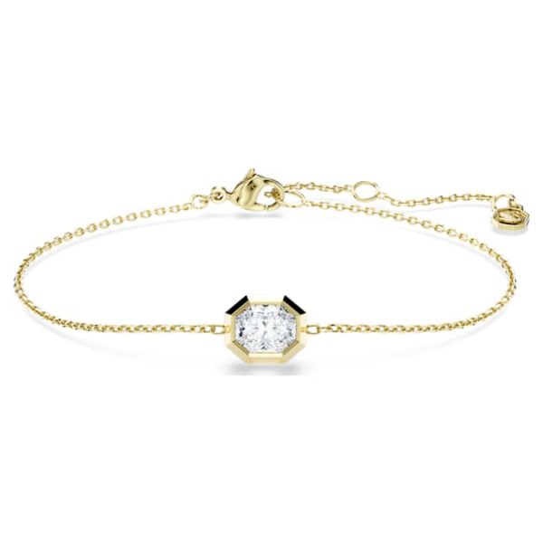 Octagon bracelet Lab-grown diamonds 0.5 ct tw, Octagon shape, 14K yellow gold - Image 7