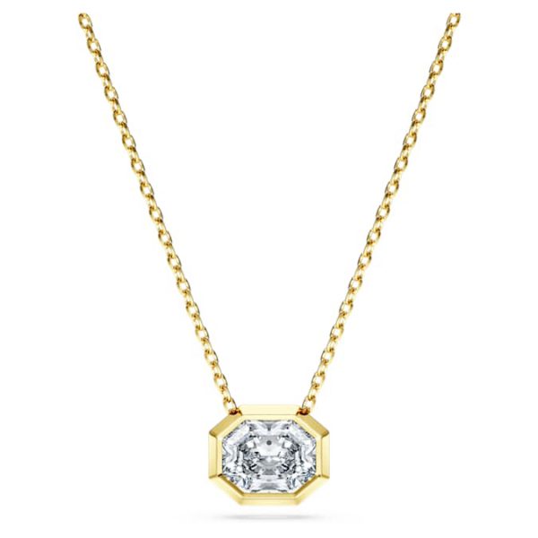 Octagon pendant Lab-grown diamonds 1.0 ct tw, Octagon shape, 14K yellow gold - Image 2