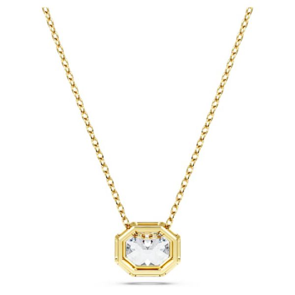 Octagon pendant Lab-grown diamonds 1.0 ct tw, Octagon shape, 14K yellow gold - Image 5