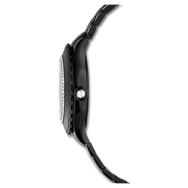 Octea moon watch Swiss Made, Moon, Metal bracelet, Black, Black finish - Image 6