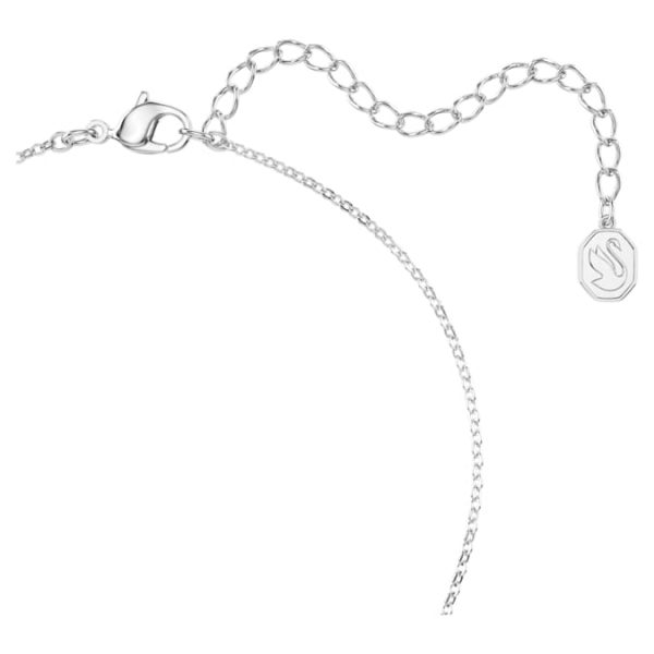 Originally set Pavé, Crystal pearl, White, Rhodium plated - Image 4