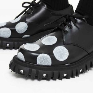Phileo 005 Crystal Derby shoe Black