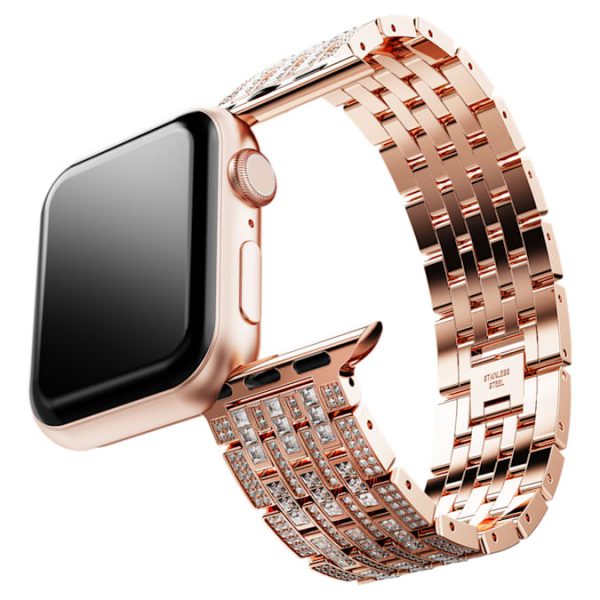 Princess strap For Apple Watch® 40mm & 41mm, Rose gold tone, Rose gold-tone finish - Image 5