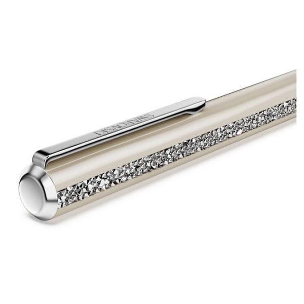 Shimmer ballpoint pen Beige, Beige lacquered, Chrome plated - Image 4