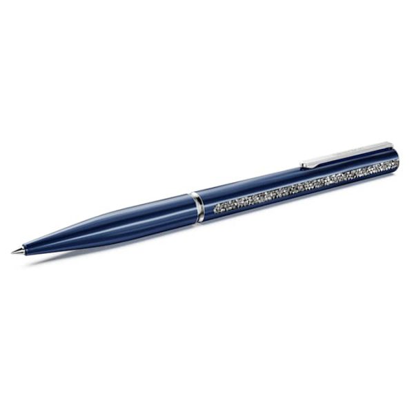 Shimmer ballpoint pen Blue, Blue lacquered, Chrome plated