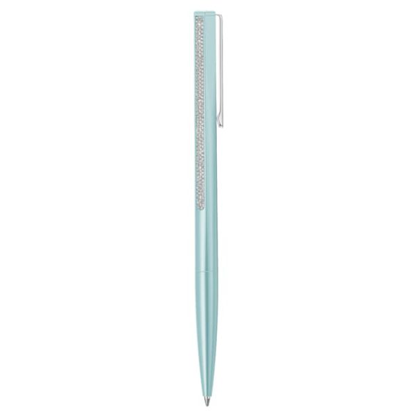 Shimmer ballpoint pen Blue lacquered, Chrome plated - Image 2