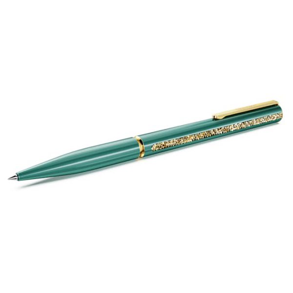 Shimmer ballpoint pen Green, Green lacquered, Gold-tone plated