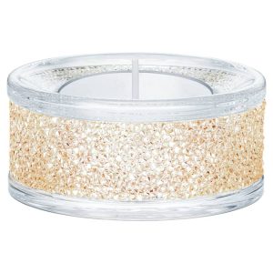 Shimmer tea light holder Gold tone
