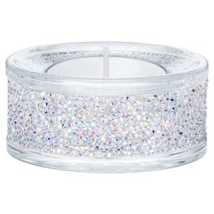 Shimmer tea light holder Purple