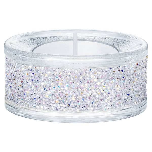 Shimmer tea light holder Purple