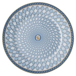Signum bread plate Porcelain, Blue