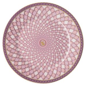 Signum bread plate Porcelain, Pink