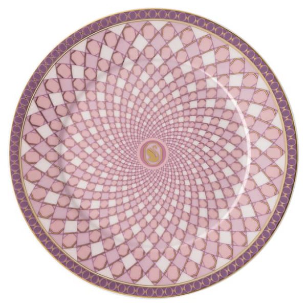 Signum bread plate Porcelain, Pink