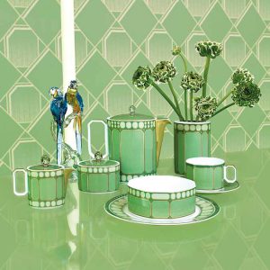 Signum cereal bowl Porcelain, Green