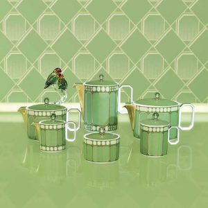 Signum creamer jug Porcelain, Green