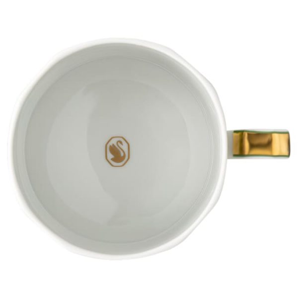Signum cup with saucer Porcelain, Green - Image 4