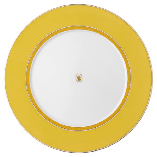 Signum dinner plate Porcelain, Yellow