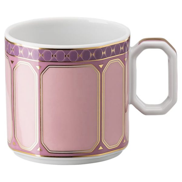 Signum espresso cup with saucer Porcelain, Pink - Image 3